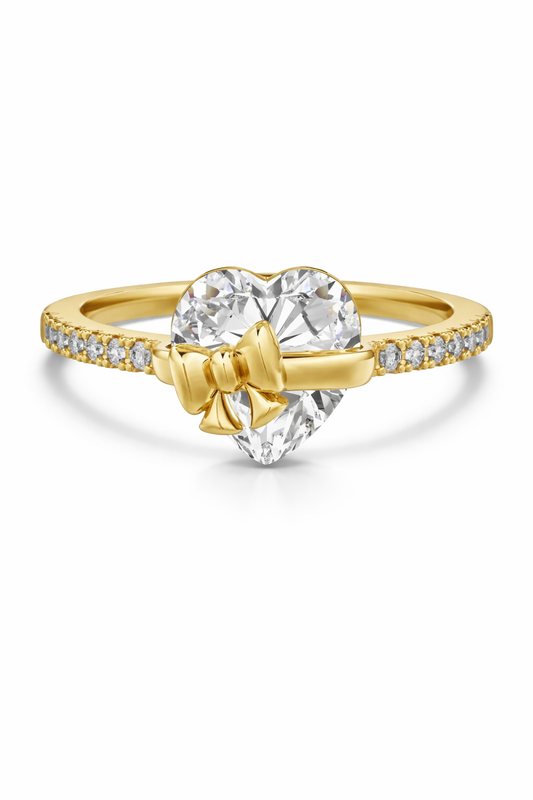 Corazón sin fin (Anillo de lazo)