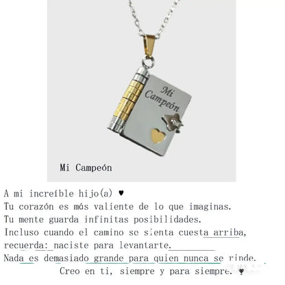 My Little Star Book Necklace