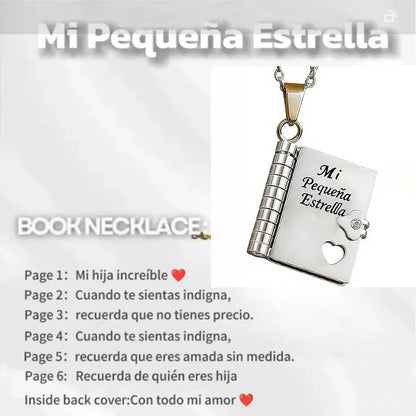 My Little Star Book Necklace