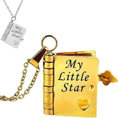 My Little Star Book Necklace